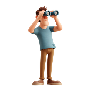 Curious Binocular Man Vinyl Car Decal Sticker – Waterproof & UV-Resistant 6.826666666666667" Curious Binocular Man Vinyl Car Decal Sticker – Waterproof & UV-Resistant 6.826666666666667"