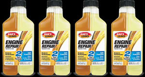 4x Stop Oil Leaks & Quiets Engine Noise | Bars Leaks Oil Additive, Use With Synthetic Oil, 16oz