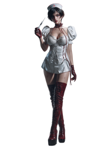 Zombie Nurse V3 Vinyl Car Decal Sticker – Waterproof & UV-Resistant 8.213333333333333"