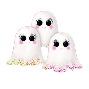 Cute Sheet Ghosts Vinyl Car Decal Sticker – Waterproof & UV-Resistant 6.826666666666667"