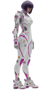 Futuristic Ai Robot V33 Vinyl Car Decal Sticker – Waterproof & UV-Resistant 9.706666666666667"