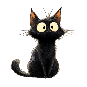 Cute Cat V171 Vinyl Car Decal Sticker – Waterproof & UV-Resistant 3.4133333333333336"