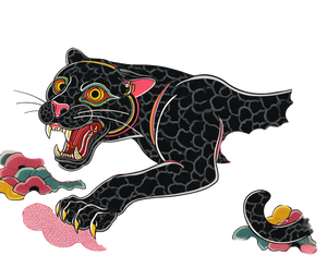 Colorful Tattoo Cougar V2 Vinyl Car Decal Sticker – Waterproof & UV-Resistant 3.253333333333333