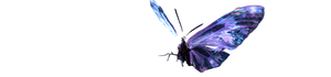 Emerging Cyber Butterfly Vinyl Car Decal Sticker – Waterproof & UV-Resistant 1.76"