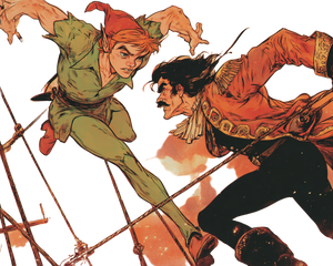 Peter Pan Duel Vinyl Car Decal Sticker – Waterproof & UV-Resistant 3.2"