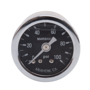 Russell Automotive Gauge Fuel Pressure 650340 100 psi fuel pressure gauge Liquid-filled; 1-1/2 Inch Diameter; Short Liquid Filled Sweep Mechanical; 0-100 PSI; Analog Display Russell Automotive Gauge Fuel Pressure 650340 100 psi fuel pressure gauge Liquid-filled; 1-1/2 Inch Diameter; Short Liquid Filled Sweep Mechanical; 0-100 PSI; Analog Display