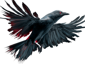 Dynamic Flying Crow Vinyl Car Decal Sticker – Waterproof & UV-Resistant 6.1866666666666665"