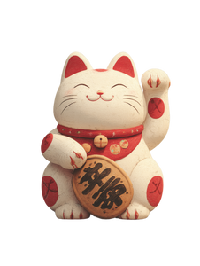 Beckoning Cat V2 Vinyl Car Decal Sticker – Waterproof & UV-Resistant 4.1066666666666665"