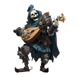 Skeleton Bard V4 Vinyl Car Decal Sticker – Waterproof & UV-Resistant 3.4133333333333336"