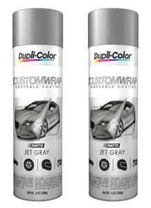 2x VHT/Duplicolor-Canada Jet Gray Removable Coating | Ideal for Vehicle Customization