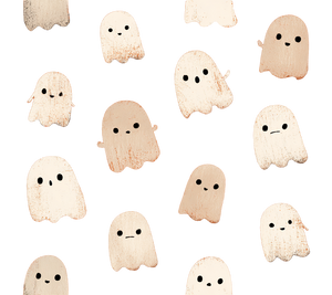 Cute Ghosts Clipart Vinyl Car Decal Sticker – Waterproof & UV-Resistant 3.4133333333333336"