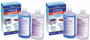 2x Thetford Fresh Water System Cleaner | 2 Part System | Kills 99% Bacteria - Staph, E-Coli, Listeria | 24 Ounce Bottles 2x Thetford Fresh Water System Cleaner | 2 Part System | Kills 99% Bacteria - Staph, E-Coli, Listeria | 24 Ounce Bottles