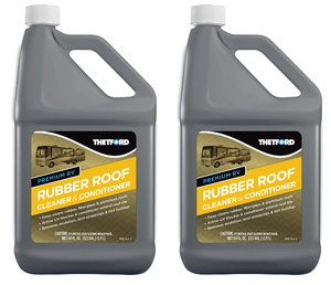 2x Thetford Rubber Roof Cleaner | Remove Tough Stains & Bird Droppings | Easy & Biodegradable | 64oz Bottle
