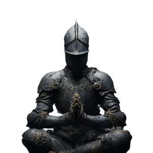 Sinister Meditative Figure Vinyl Car Decal Sticker – Waterproof & UV-Resistant 6.826666666666667"