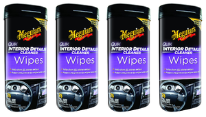 4x Meguiars Interior Cleaner | 25 Wipes, Classic Series | Refresh, Restore and Protect All Surfaces 4x Meguiars Interior Cleaner | 25 Wipes, Classic Series | Refresh, Restore and Protect All Surfaces