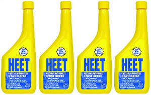 4x Heet Fuel Line Antifreeze | Prevents Gas-Line Freeze-Up, Removes Water, Prevents Rust | 12oz