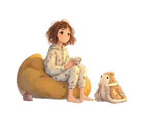 Cozy Morning Moment V3 Vinyl Car Decal Sticker – Waterproof & UV-Resistant 6.1866666666666665"