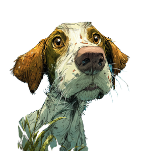 Underwater Pointer Dog Vinyl Car Decal Sticker – Waterproof & UV-Resistant 6.826666666666667"