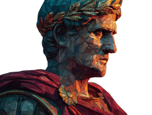 Julius Caesar Rome Vinyl Car Decal Sticker – Waterproof & UV-Resistant 3.0933333333333333"