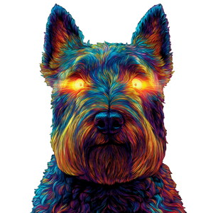 Bitcoin Terrier Vinyl Car Decal Sticker – Waterproof & UV-Resistant 3.4133333333333336"