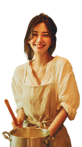 Japanese Woman Cooking V2 Vinyl Car Decal Sticker – Waterproof & UV-Resistant 9.706666666666667"