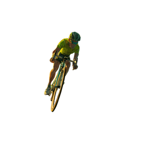 Cycling Triathlete Vinyl Car Decal Sticker – Waterproof & UV-Resistant 6.826666666666667"