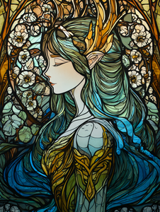 Forest Goddess Art Vinyl Car Decal Sticker – Waterproof & UV-Resistant 4.1066666666666665"