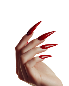 Red Stiletto Nails Vinyl Car Decal Sticker – Waterproof & UV-Resistant 8.0"