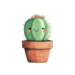 Smiling Cactus Illustration Vinyl Car Decal Sticker – Waterproof & UV-Resistant 6.826666666666667" Smiling Cactus Illustration Vinyl Car Decal Sticker – Waterproof & UV-Resistant 6.826666666666667"