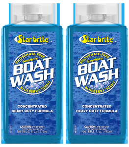 2x Revolutionize Your Boat Cleaning with Star Brite Liquid Car Wash | Removes Dirt, Fish Blood, and More | Biodegradable Formula