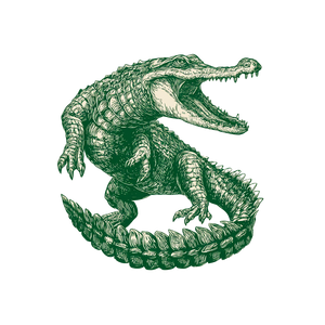 Alligator Nike Logo Vinyl Car Decal Sticker – Waterproof & UV-Resistant 6.826666666666667"