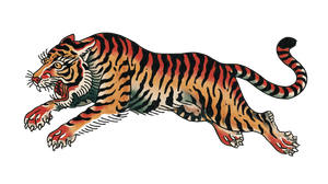 Tiger Tattoo V5 Vinyl Car Decal Sticker – Waterproof & UV-Resistant 5.4