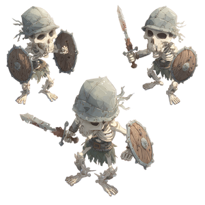 Undead Skeleton Warrior V7 Vinyl Car Decal Sticker – Waterproof & UV-Resistant 6.826666666666667"