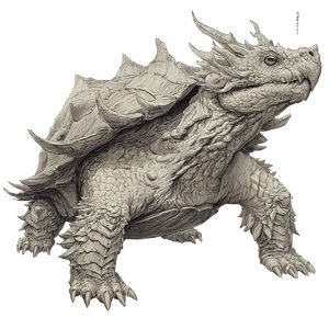 Dragon Turtle V2 Vinyl Car Decal Sticker – Waterproof & UV-Resistant 3.4133333333333336"