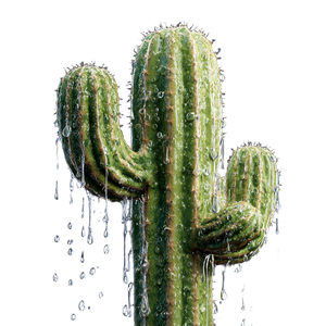 Sweating Cactus V2 Vinyl Car Decal Sticker – Waterproof & UV-Resistant 6.826666666666667"