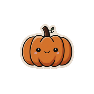 Cute Halloween Pumpkin V7 Vinyl Car Decal Sticker – Waterproof & UV-Resistant 6.826666666666667"