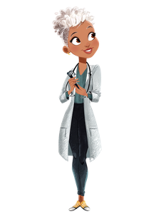 African American Doctor V2 Vinyl Car Decal Sticker – Waterproof & UV-Resistant 8.213333333333333"
