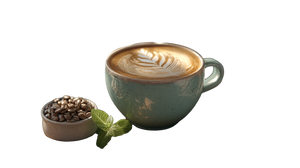 Ceramic Latte Cup Vinyl Car Decal Sticker – Waterproof & UV-Resistant 2.72"