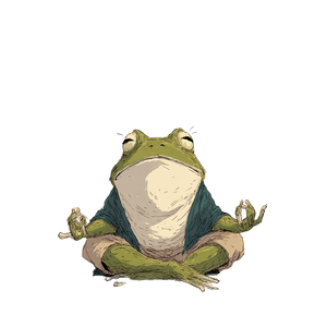 Meditating Frog V6 Vinyl Car Decal Sticker – Waterproof & UV-Resistant 3.4133333333333336" Meditating Frog V6 Vinyl Car Decal Sticker – Waterproof & UV-Resistant 3.4133333333333336"