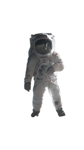 Lonely Space Astronaut Vinyl Car Decal Sticker – Waterproof & UV-Resistant 4.8533333333333335"