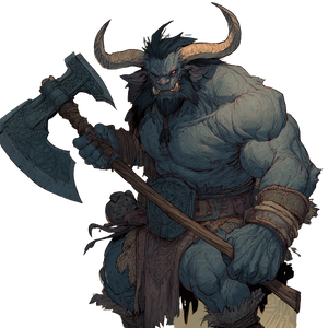 Minotaur Orc Barbarian Vinyl Car Decal Sticker – Waterproof & UV-Resistant 3.4133333333333336" Minotaur Orc Barbarian Vinyl Car Decal Sticker – Waterproof & UV-Resistant 3.4133333333333336"