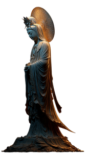 Guan Yin Bodhisattva V2 Vinyl Car Decal Sticker – Waterproof & UV-Resistant 4.8533333333333335"
