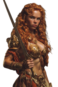 Fiery Barbarian Warrior V2 Vinyl Car Decal Sticker – Waterproof & UV-Resistant 4.4