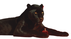 Panther With Perfume V2 Vinyl Car Decal Sticker – Waterproof & UV-Resistant 5.4