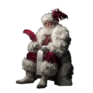 Santa Writing Vinyl Car Decal Sticker – Waterproof & UV-Resistant 3.4133333333333336"