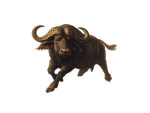 Charging Cape Buffalo Vinyl Car Decal Sticker – Waterproof & UV-Resistant 6.1866666666666665"