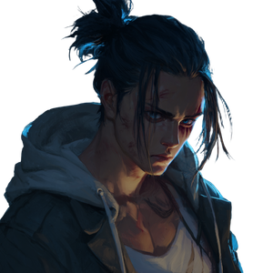 Levi Ackerman Portrait V3 Vinyl Car Decal Sticker – Waterproof & UV-Resistant 3.4133333333333336"
