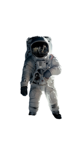 Lunar Astronaut V3 Vinyl Car Decal Sticker – Waterproof & UV-Resistant 9.706666666666667"