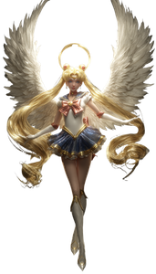 Sailor Moon Angel V4 Vinyl Car Decal Sticker – Waterproof & UV-Resistant 4.8533333333333335"