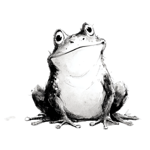 Smiling Cartoon Frog Vinyl Car Decal Sticker – Waterproof & UV-Resistant 3.4133333333333336"